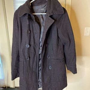 Black trench coa